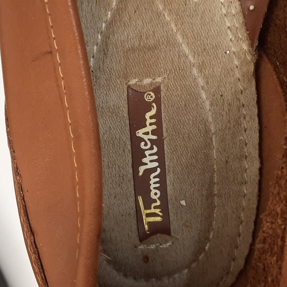 Thom McAn Tan Buckle Loafers Size 10 W - Picture 5 of 9